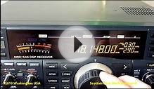 Ham Radio DX 17m Band Received In Scotland On JRC NRD 545 DSP
